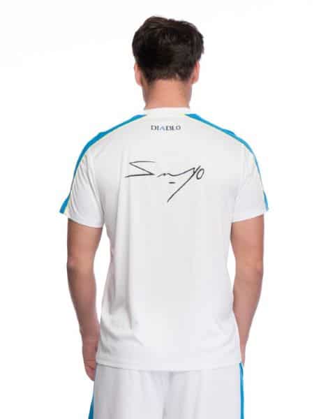 Camiseta diablo sanyo white back