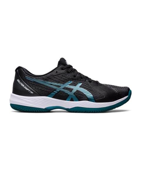 zapatillas asics solution swift ff clay negro verde